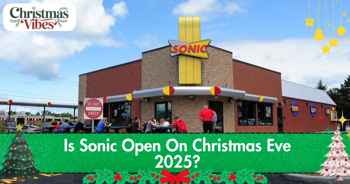Is Sonic Open On Christmas Eve 2025?