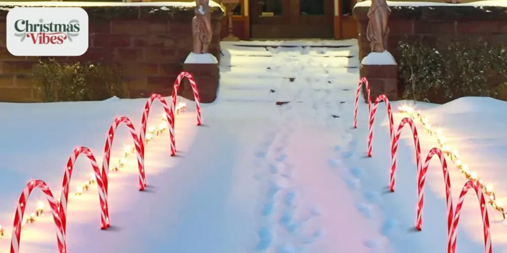 Candy Cane Lawn Stakes