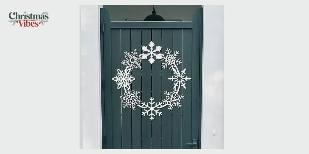 Snowflake Theme Door Decor