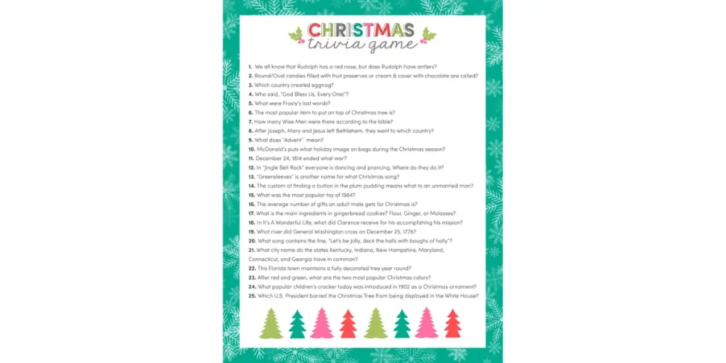 Silly Adult Christmas Party Games