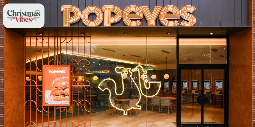 International Popeyes Locations And Christmas Patterns
