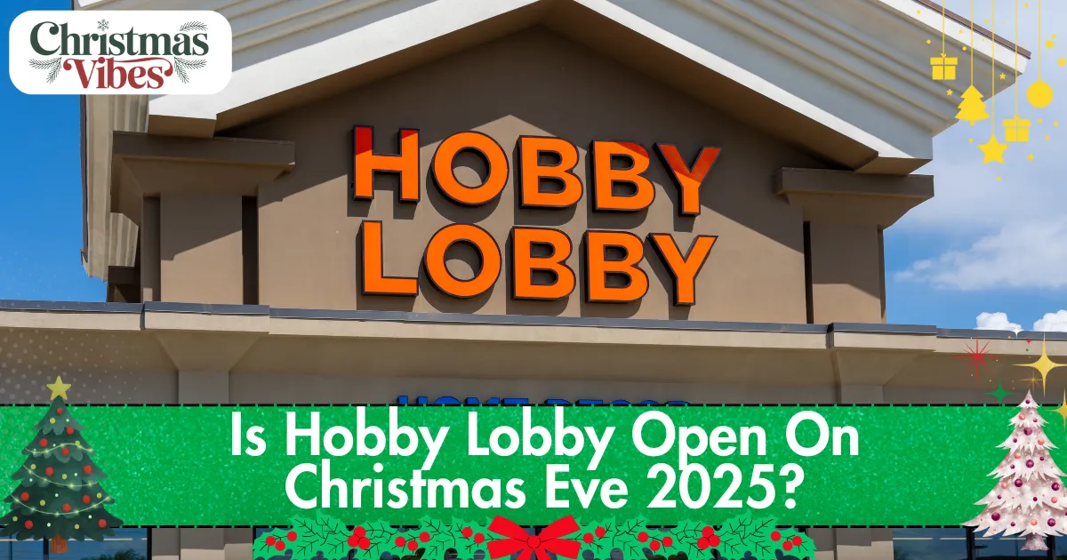 Is Hobby Lobby Open On Christmas Eve 2025