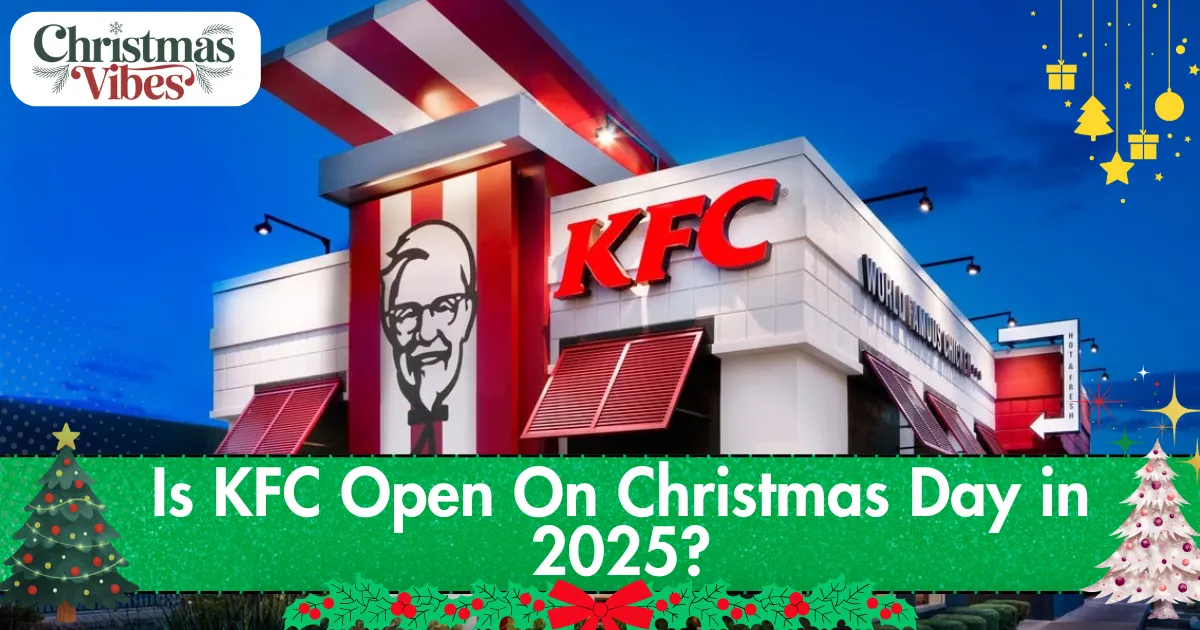 Is KFC Open On Christmas Day in 2025