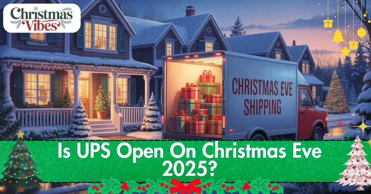 Is UPS Open On Christmas Eve 2025