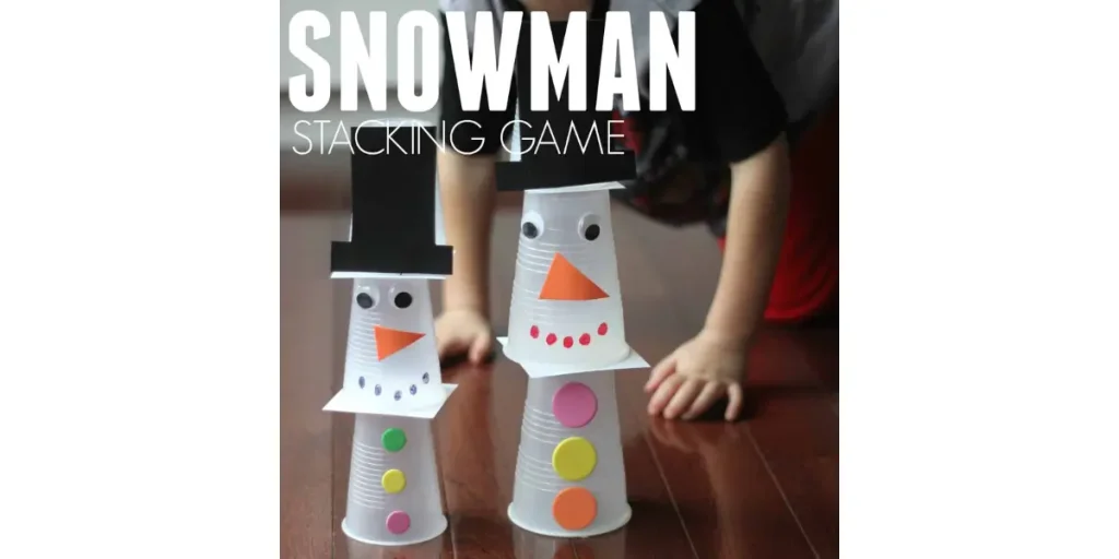 Snowman Stack Cup Challenge